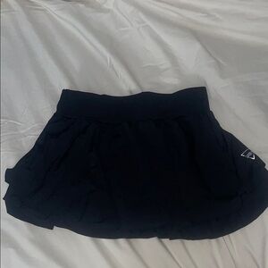 HALARA Black Tennis Skirt